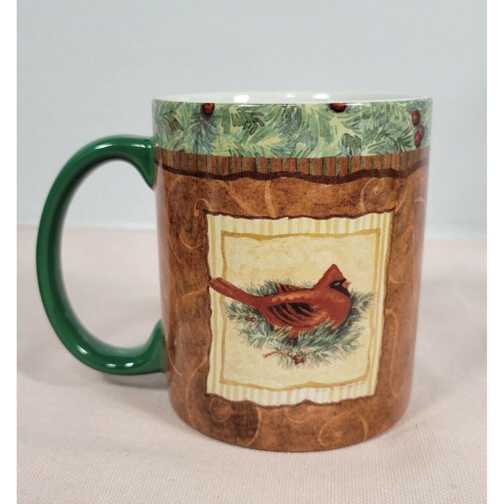 Lang Mug  Cup REJOICE! Shelley Reeves Smith 2008 Cardinal Psalm 98:‘W Box